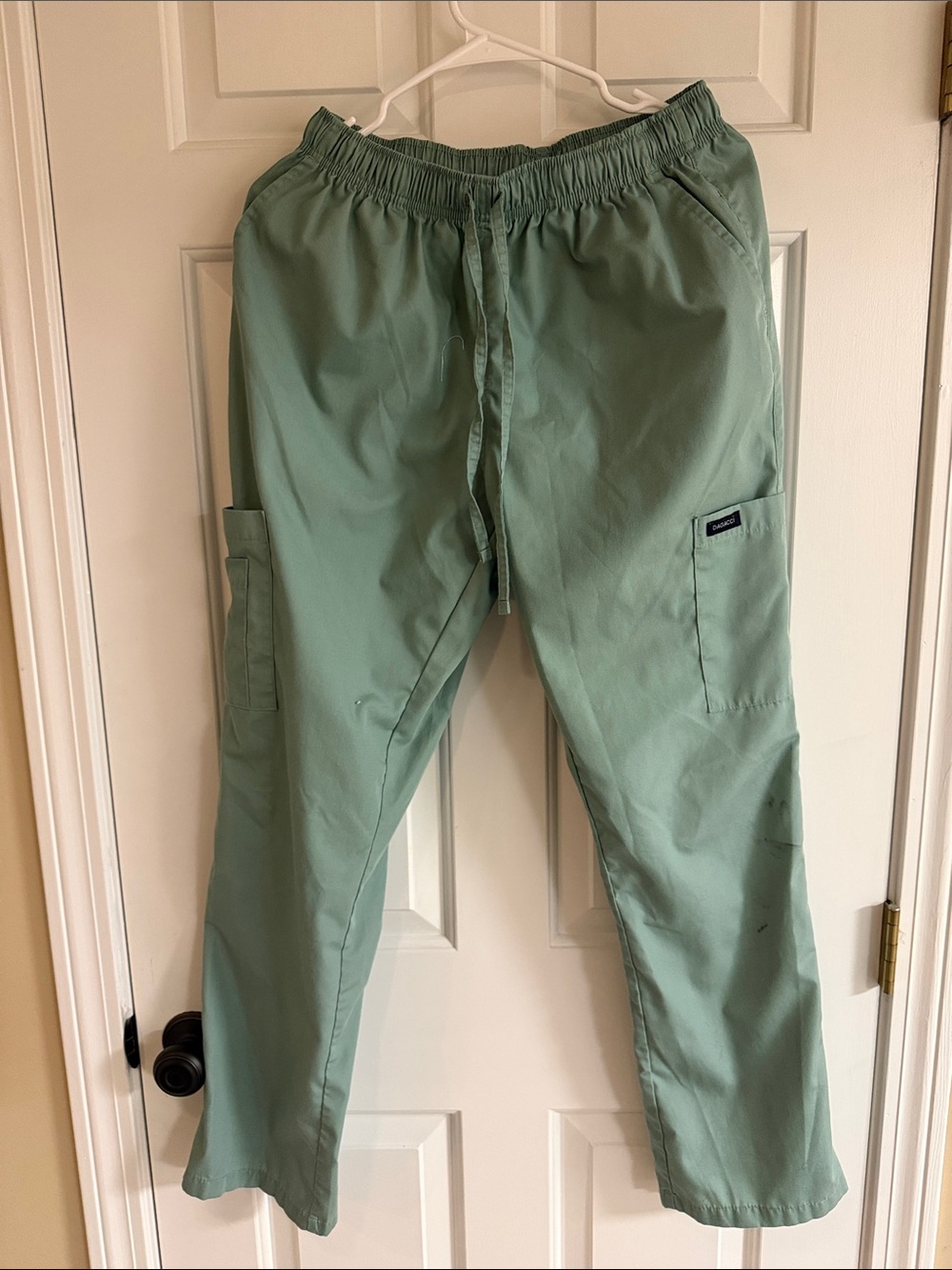 Dagacci Women's Sage Green Cargo Pants with Elastic Waist